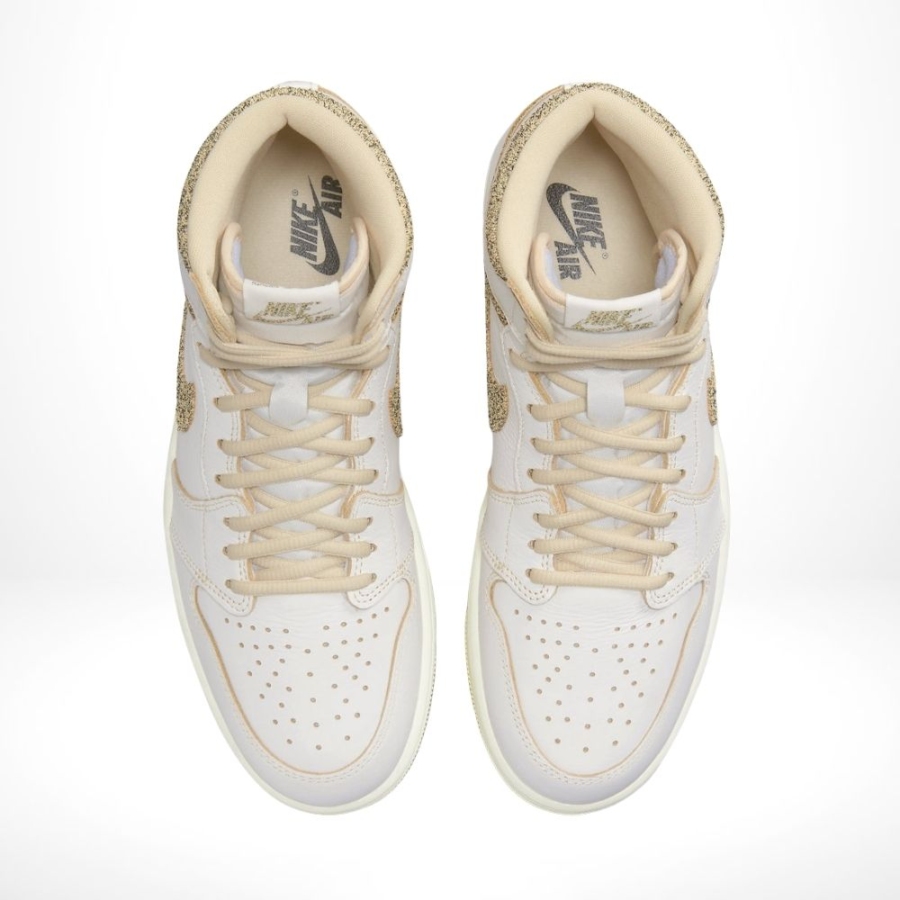 Top-down view of the Air Jordan 1
