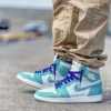 On-foot of the Air Jordan 1