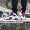 On-foot of the Air Jordan 7
