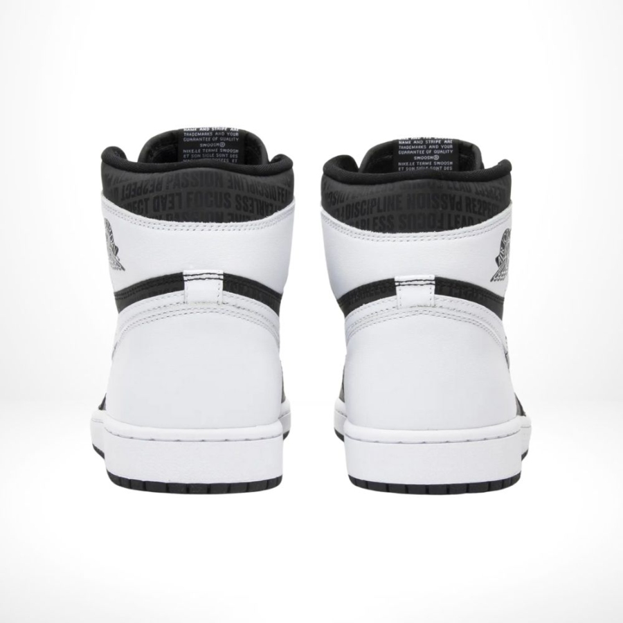 Rear view of the Air Jordan 1