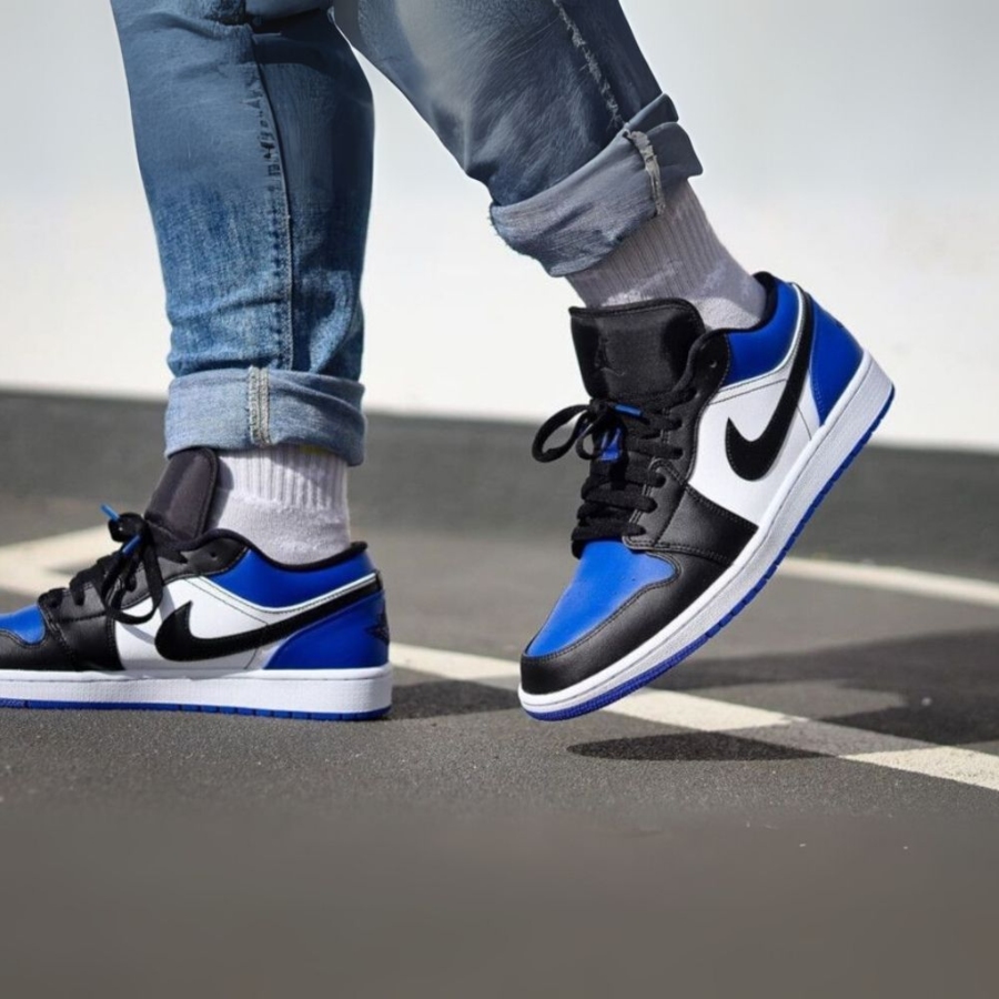 On-foot of the Air Jordan 1