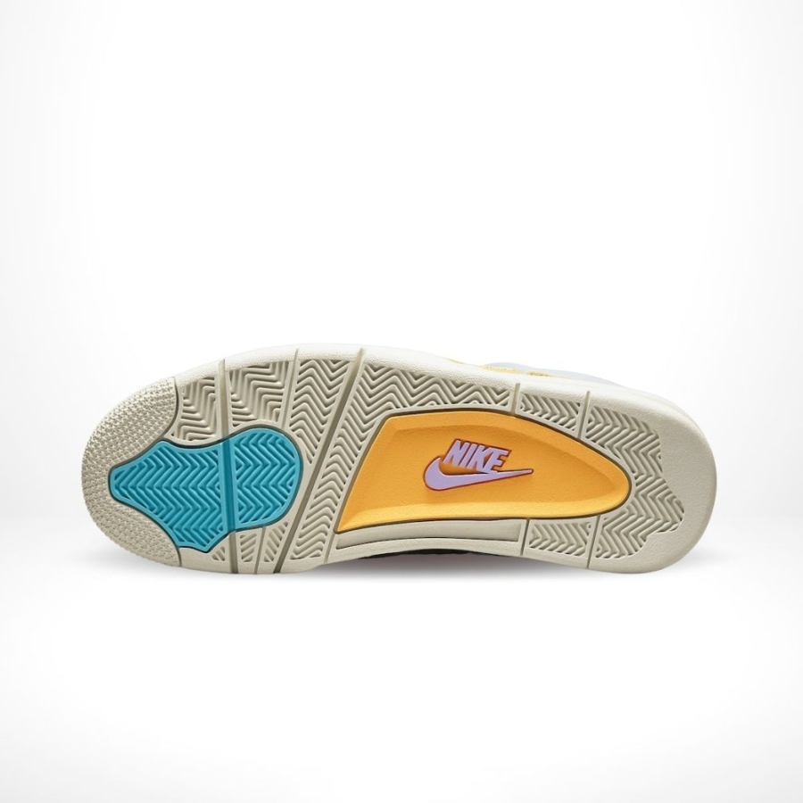 Bottom view of the Air Jordan 4