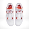 Top-down view of the Air Jordan 4