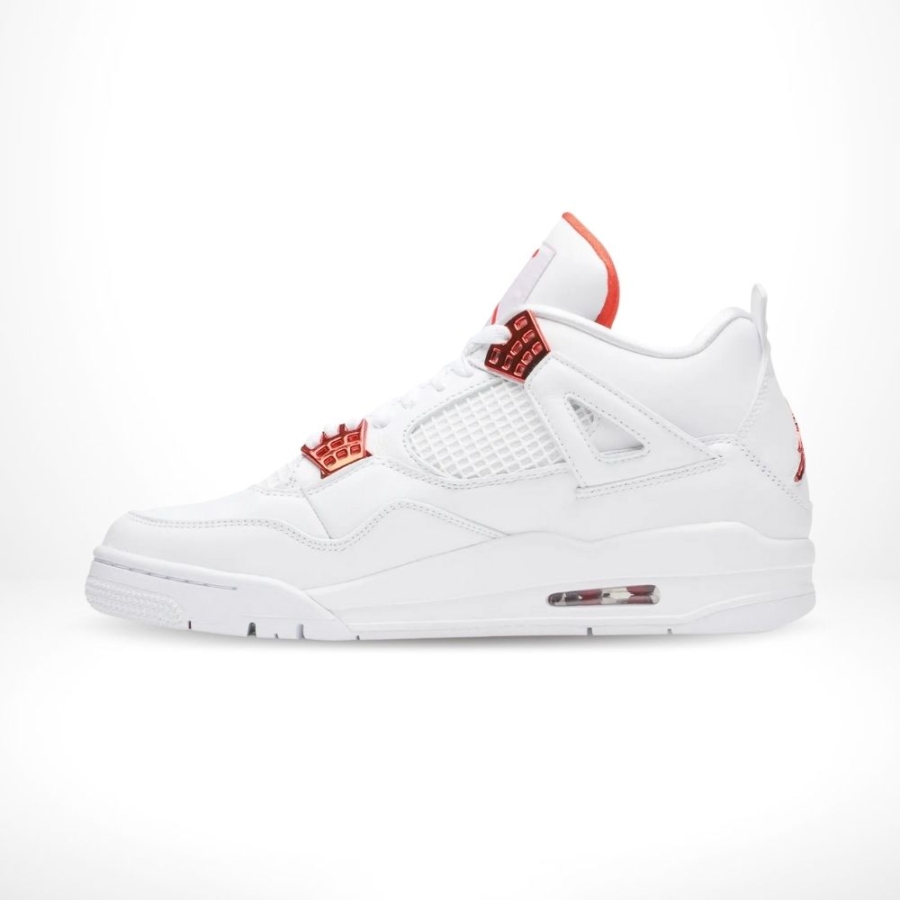 Medial side view of the Air Jordan 4