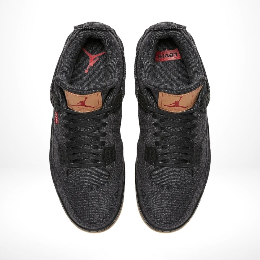 Top-down view of the Air Jordan 4