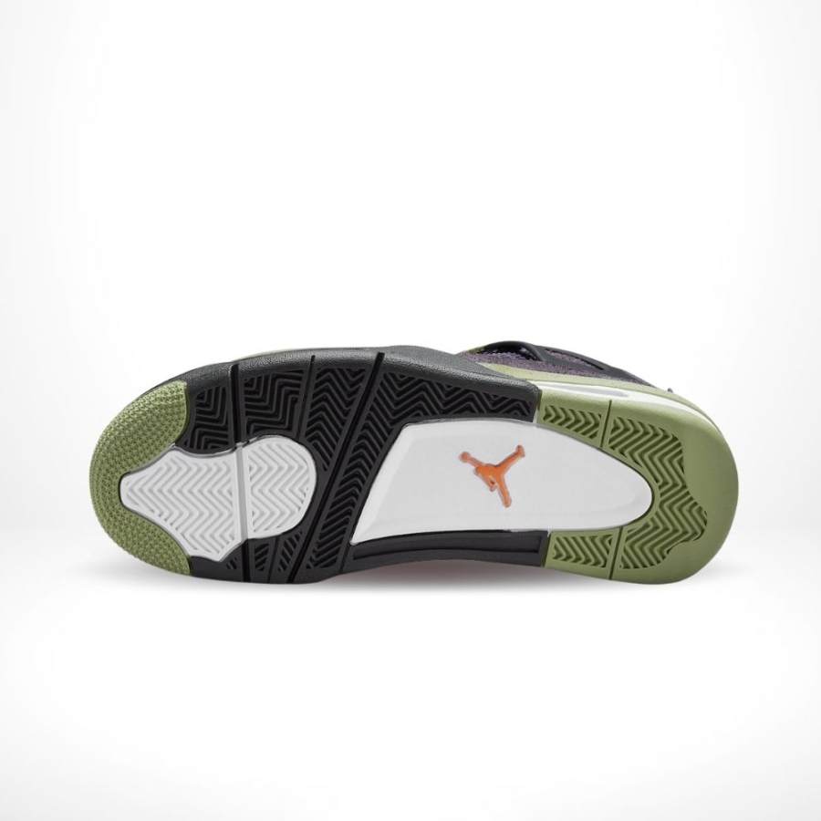 Bottom view of the Air Jordan 4