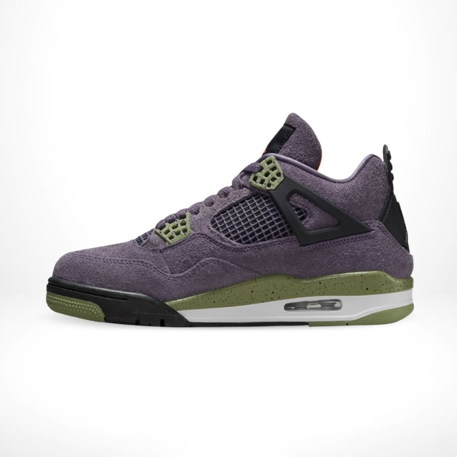 Medial side view of the Air Jordan 4