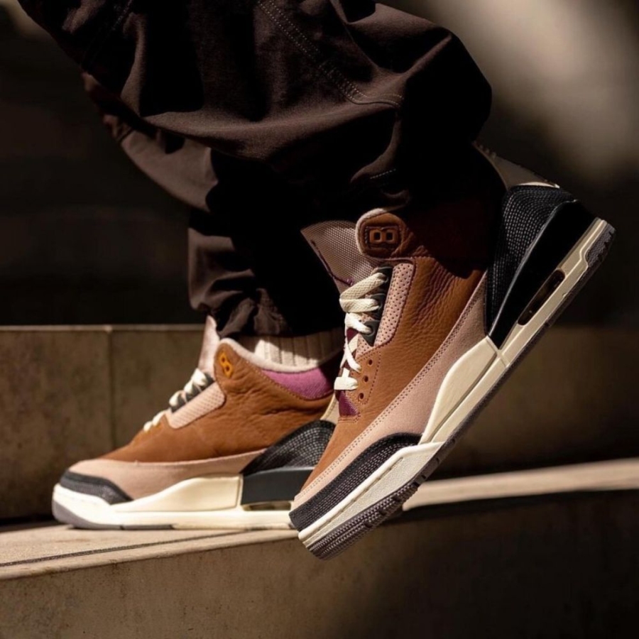 On-foot of the Air Jordan 3