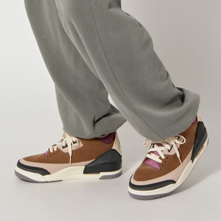 On-foot of the Air Jordan 3