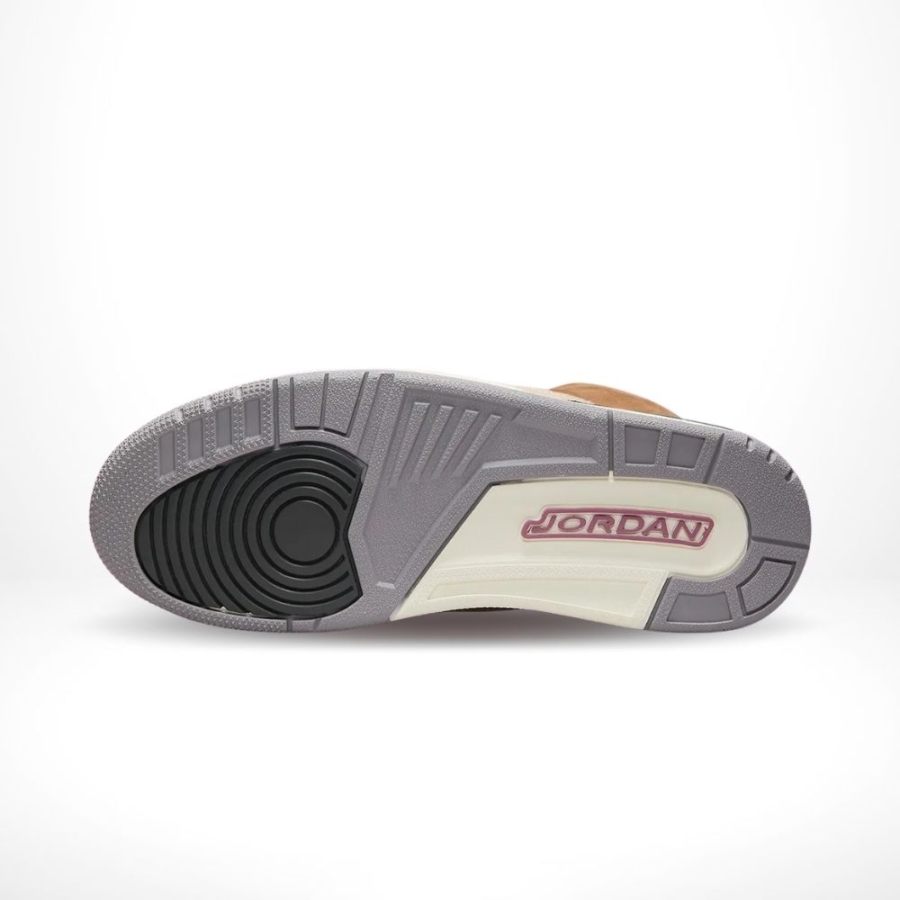 Bottom view of the Air Jordan 3