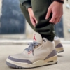 On-foot of the Air Jordan 3