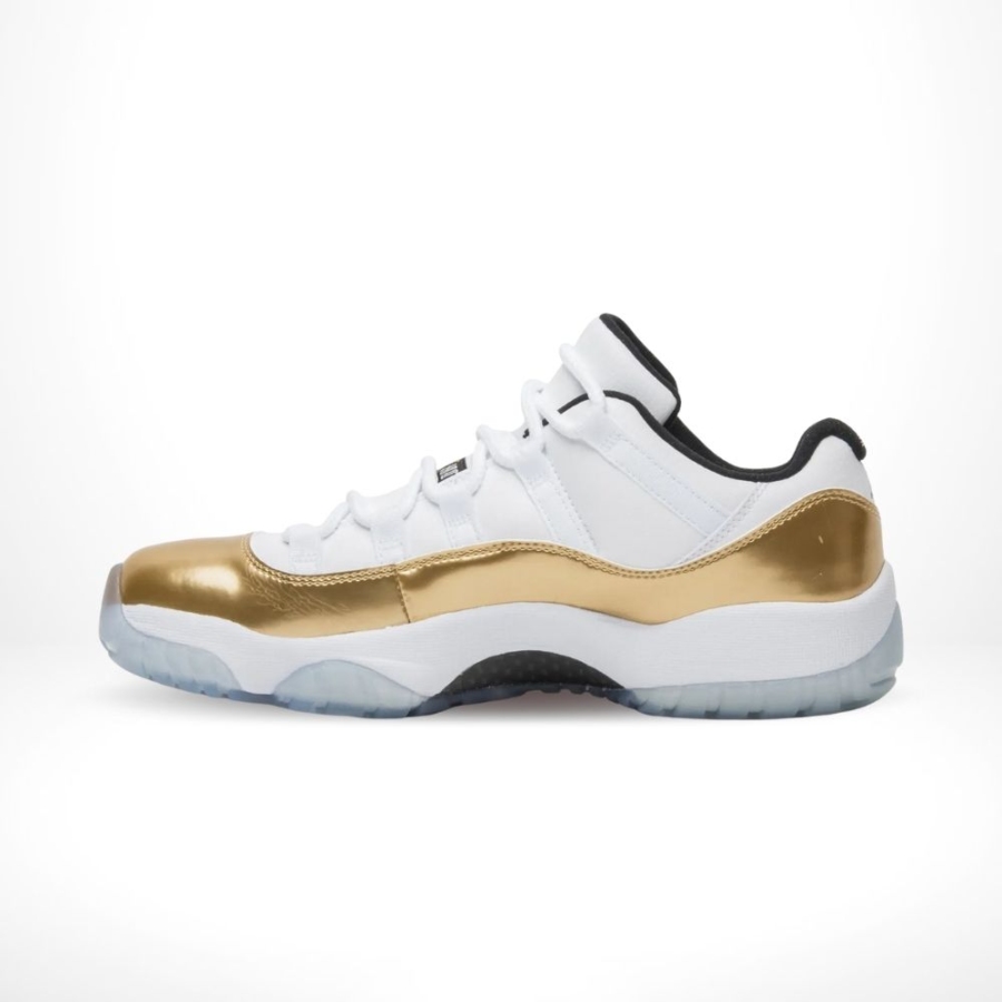 Medial side view of the Air Jordan 11