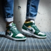 On-foot of the Air Jordan 1