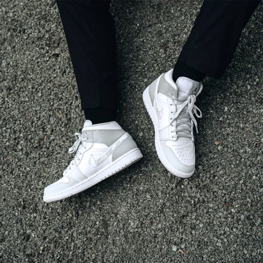 On-foot of the Air Jordan 1