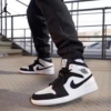 On-foot of the Air Jordan 1