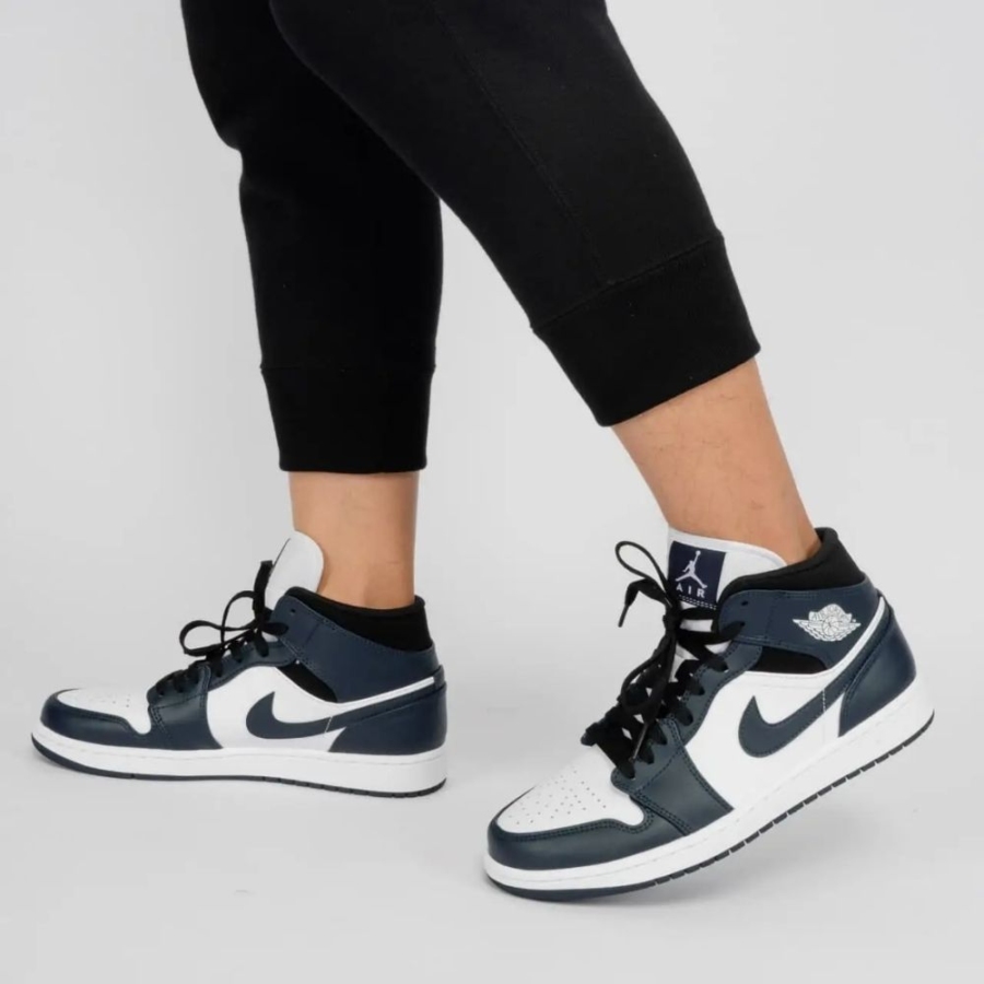 On-foot of the Air Jordan 1