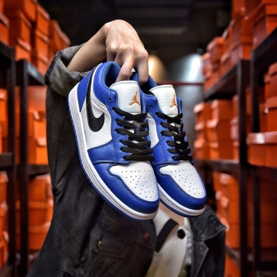 On-foot of the Air Jordan 1