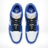 Top-down view of the Air Jordan 1