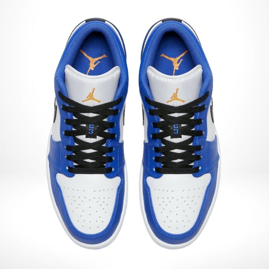 Top-down view of the Air Jordan 1