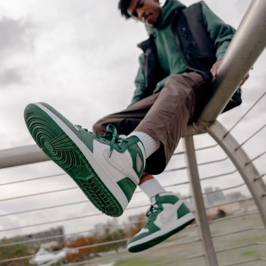 On-foot of the Air Jordan 1