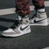 On-foot of the Air Jordan 1