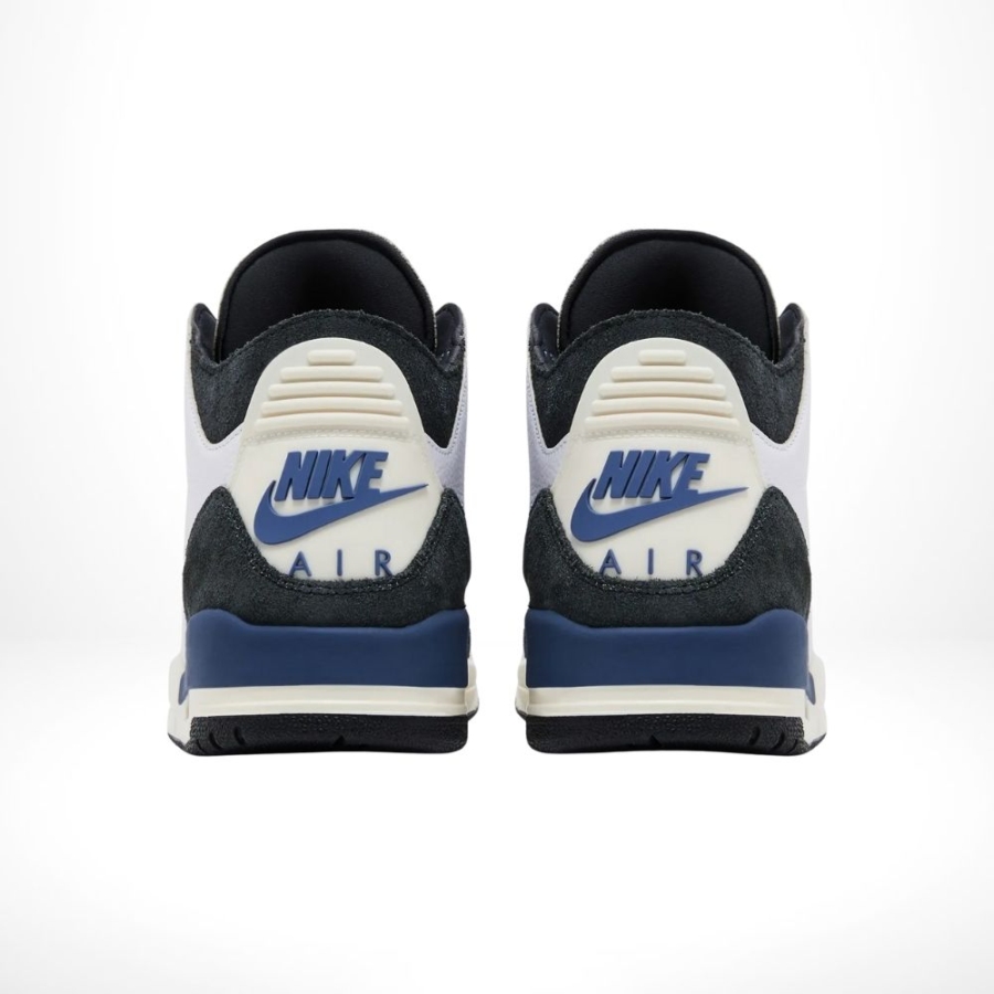 Rear view of the Air Jordan 3