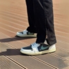 On-foot of the Air Jordan 1