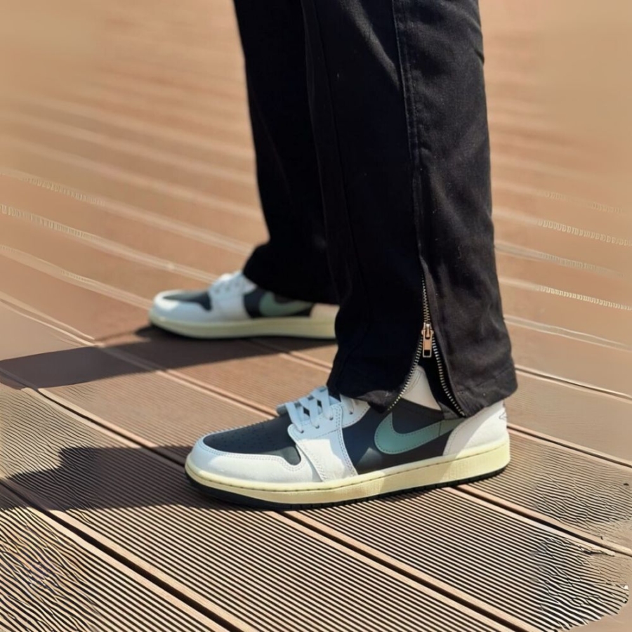 On-foot of the Air Jordan 1