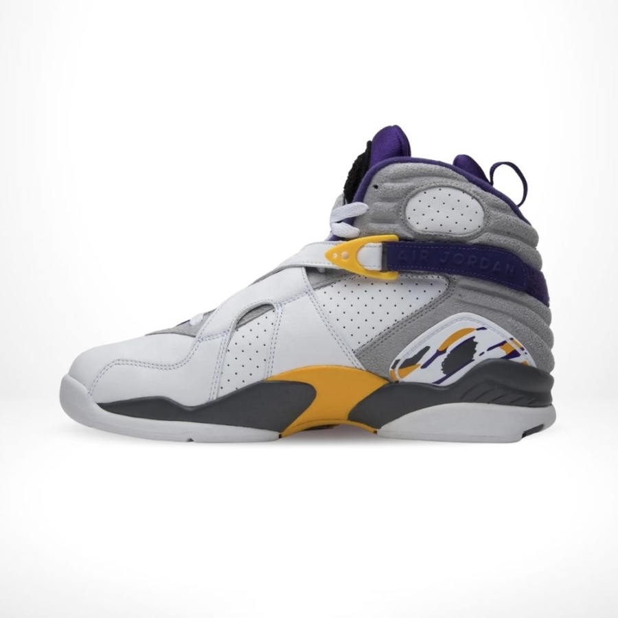 Medial side view of the Air Jordan 8