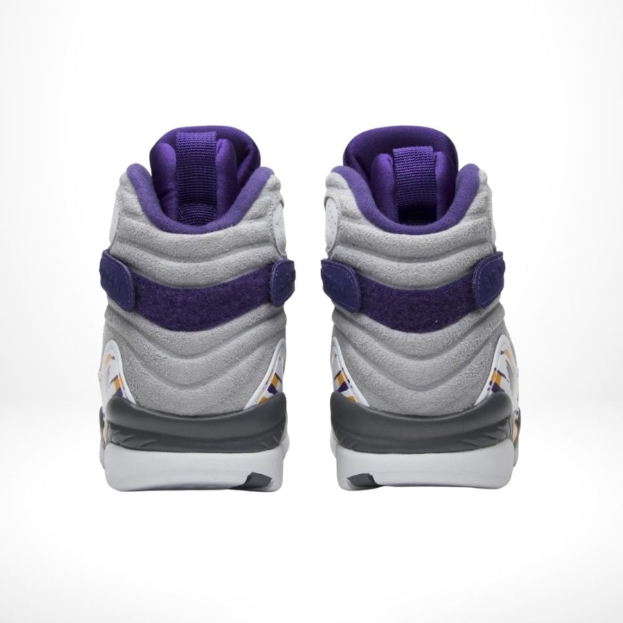 Rear view of the Air Jordan 8