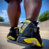 On-foot of the Air Jordan 14