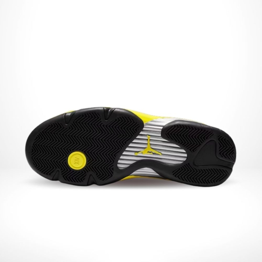 Bottom view of the Air Jordan 14