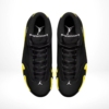 Top-down view of the Air Jordan 14