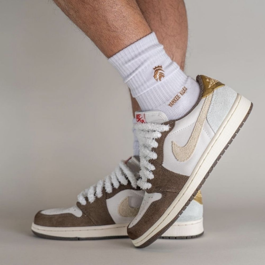 On-foot of the Air Jordan 1