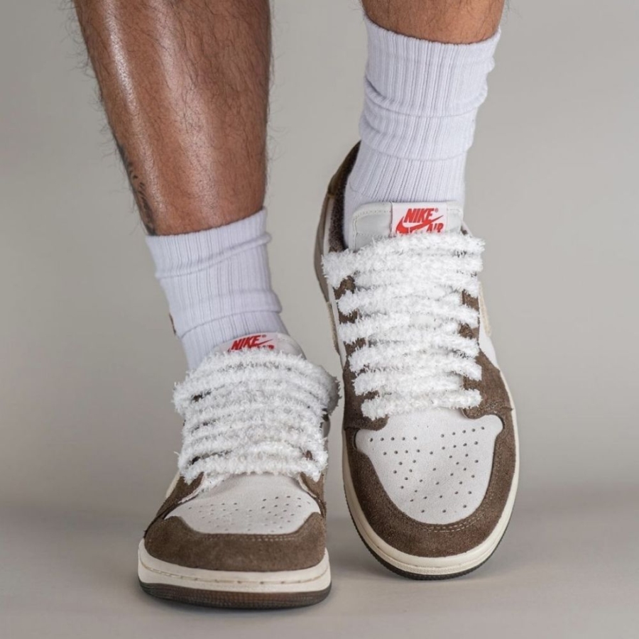On-foot of the Air Jordan 1