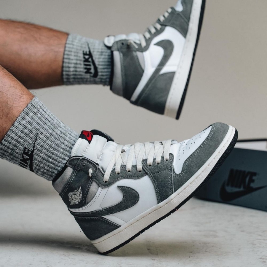 On-foot of the Air Jordan 1