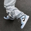 On-foot of the Air Jordan 1
