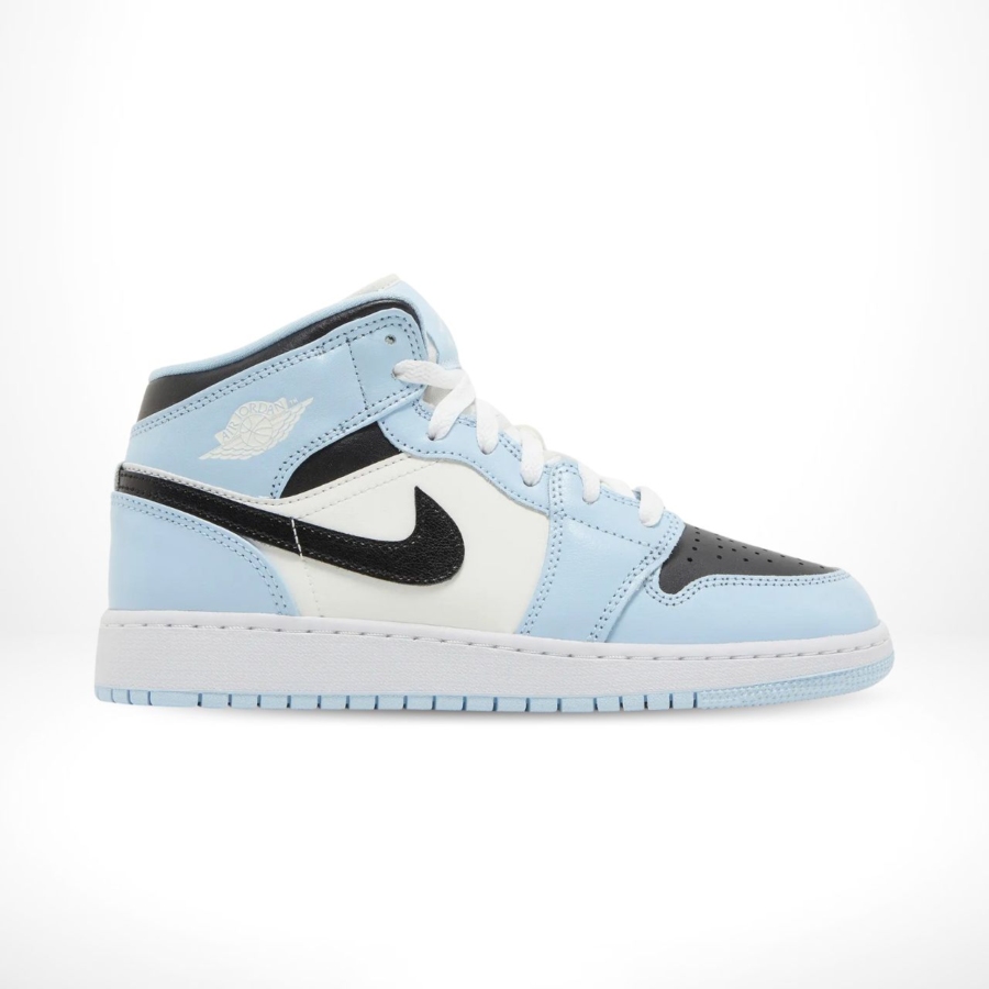 Air Jordan 1 Mid Ice Blue White