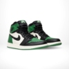 Angled front view of a full pair of Air Jordan 1