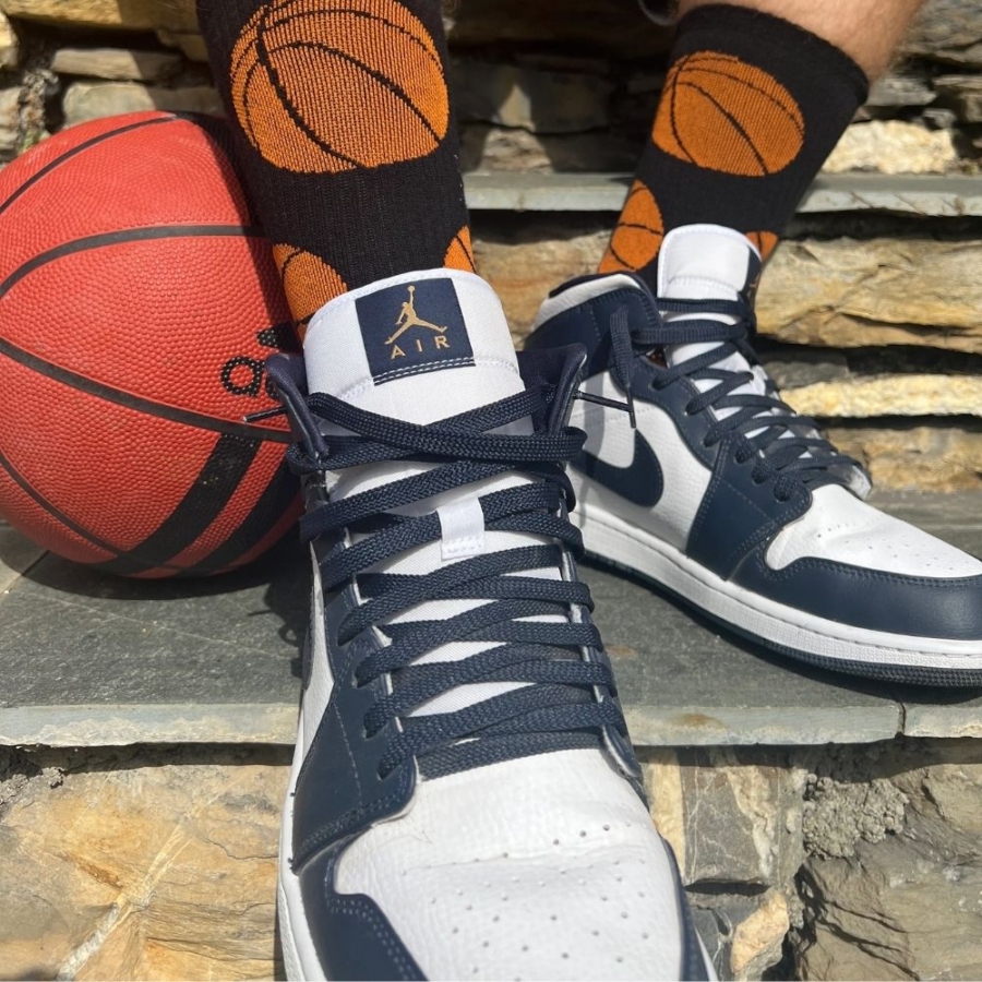 On-foot of the Air Jordan 1