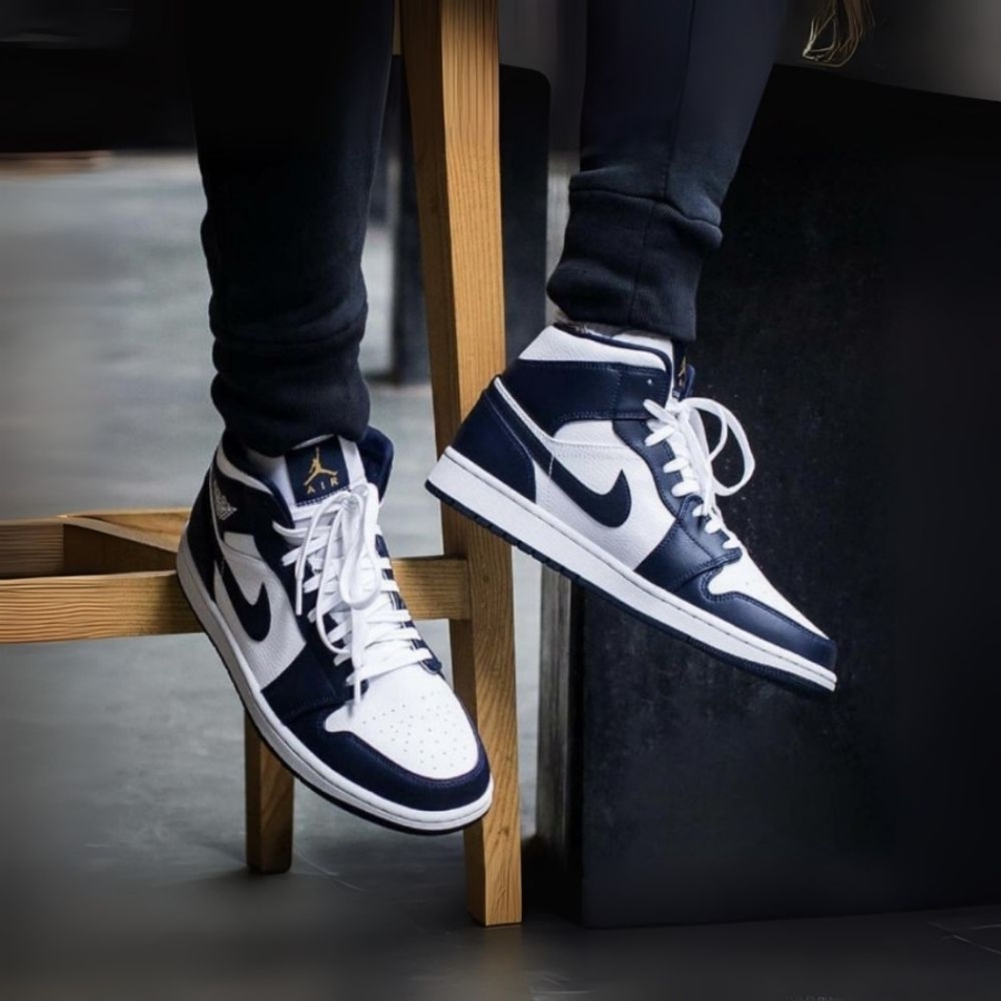 On-foot of the Air Jordan 1