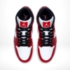 Top-down view of the Air Jordan 1