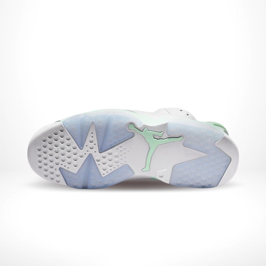 Bottom view of the Air Jordan 6