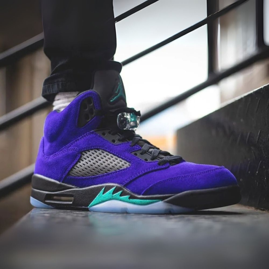 On-foot of the Air Jordan 5