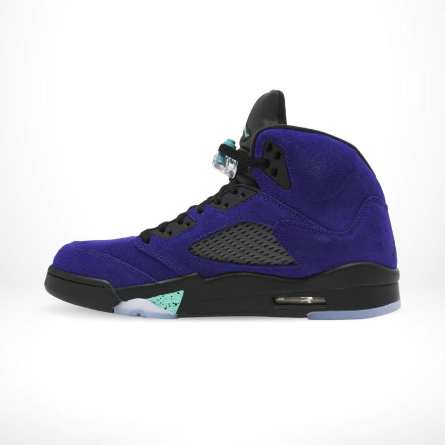 Medial side view of the Air Jordan 5