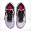 Top-down view of the Air Jordan 4