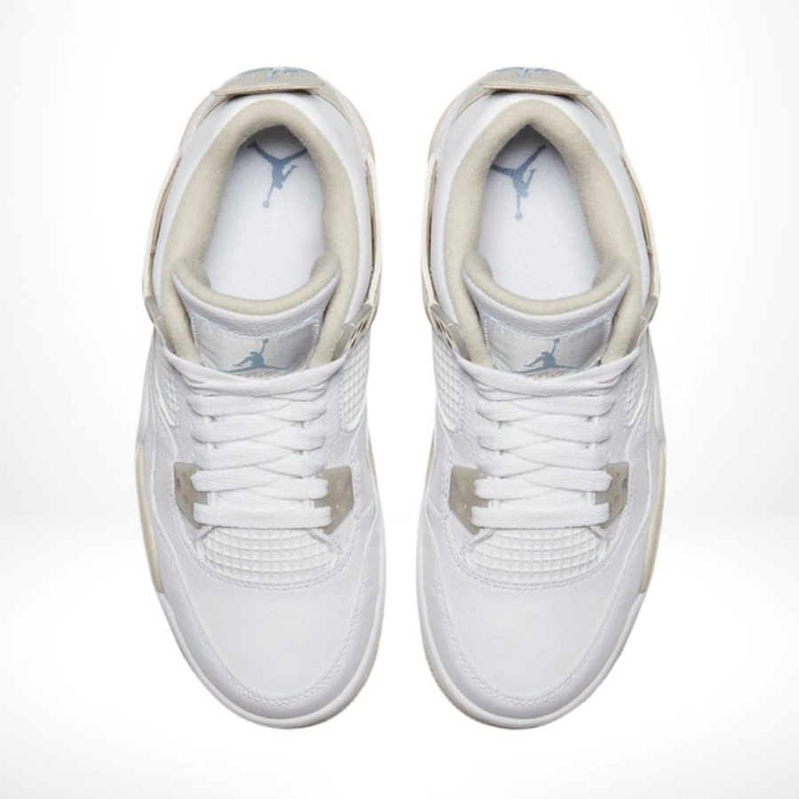 Top-down view of the Air Jordan 4
