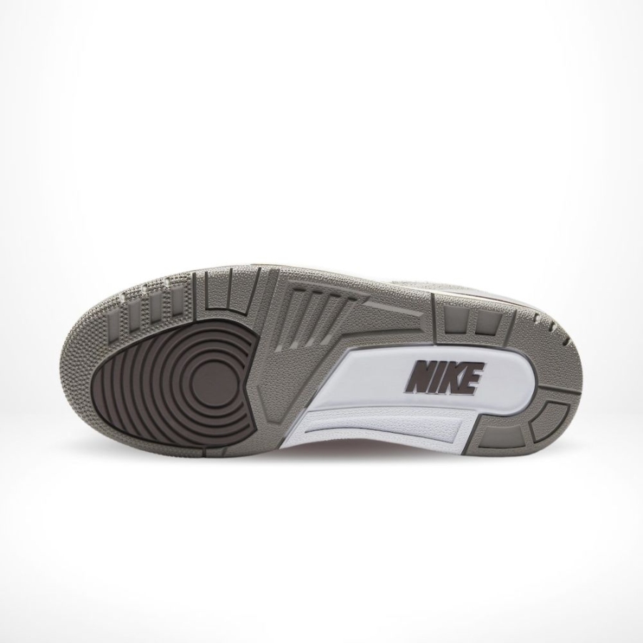 Bottom view of the Air Jordan 3