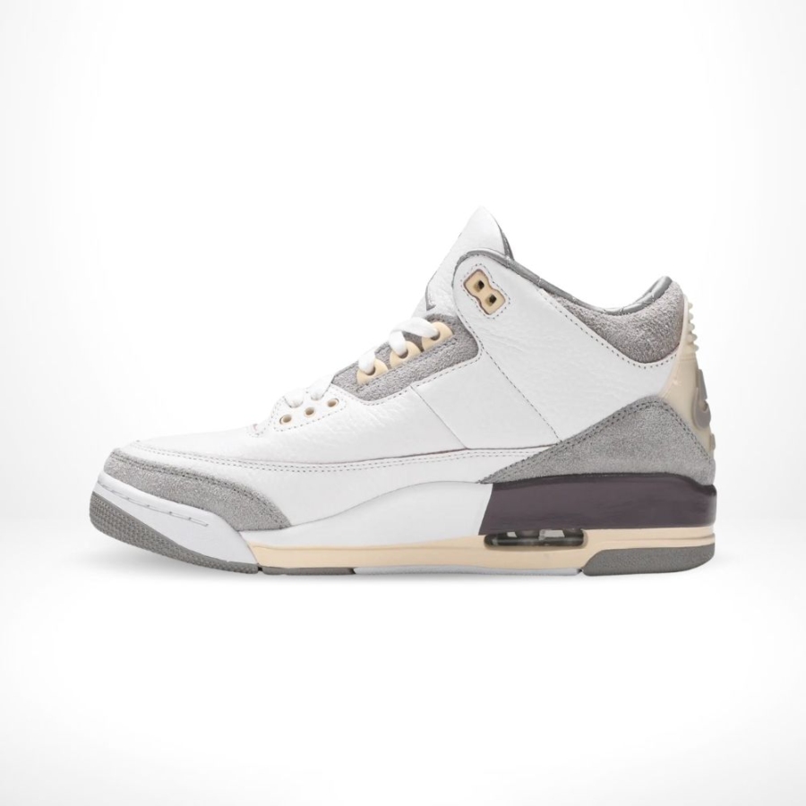 Medial side view of the Air Jordan 3