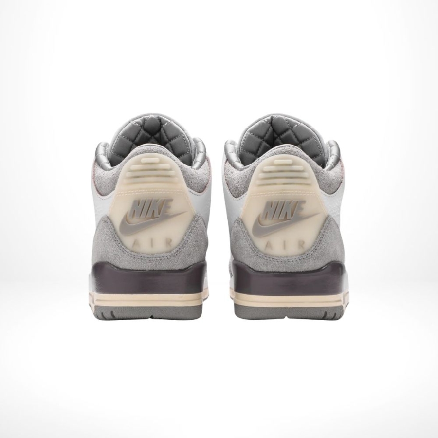 Rear view of the Air Jordan 3